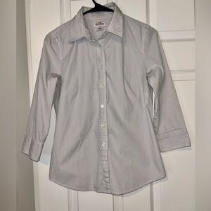 J. Crew Haberdashery Pinstripe Button Down - size M
